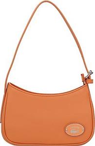 Lacoste , Baguette Schultertasche Leder 21 Cm in orange, Schultertaschen für Damen