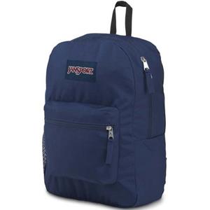 Jansport Laptoprugzak Cross Town, Navy met zacht verdikt laptopvak (15 inch)