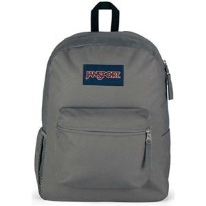 Jansport Laptoprugzak Cross Town, Graphite Grey met zacht verdikt laptopvak (15 inch)