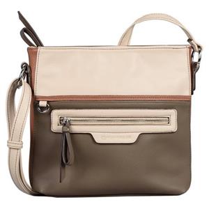 Tom Tailor Schoudertas JULE Cross bag S met ritsvak achter