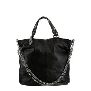 A.S.98 Shopper, aus Leder mit Kettenumhängeriemen