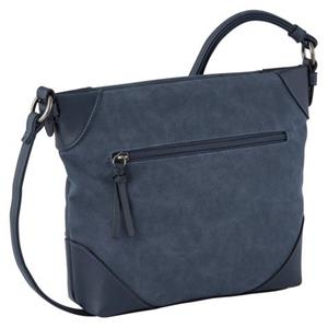 TOM TAILOR, Caren Umhängetasche 25 Cm in blau, Umhängetaschen für Damen