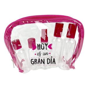 Inca NECESER VIAJE TRANSPARENTE set 6 pz