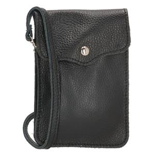 Charm London Elisa Telefoontasje zwart II Leren tas