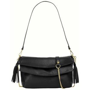 Samantha Look Schoudertas echt leer, made in italy (1-delig)
