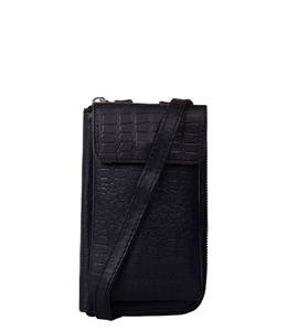 Cowboysbag Phone Purse Garston Telefoontasje Croco Zwart