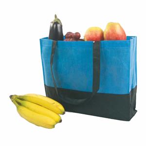 Trendoz Grote blauwe boodschappen tassen -