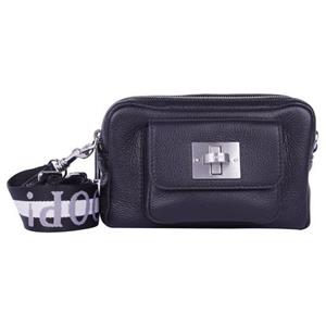JOOP!, Carino Susan Umhängetasche Leder 18 Cm in schwarz, Umhängetaschen für Damen