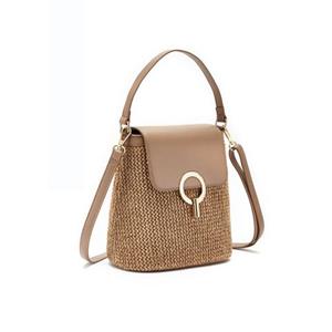 Lascana Schoudertas Strandtas, schoudertas, draagtas, bamboe-look VEGAN