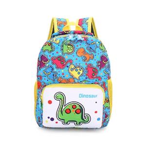 ArmadaDeals Kinderen Cartoon Dinosaurus afdrukken rugzak School Satchel reistas, Lichtblauw