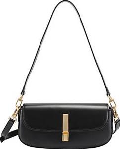 Ekonika , Schultertasche Kleine Damentasche Mit Abnehmbarem Riemen in schwarz, Schultertaschen für Damen