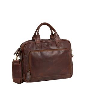 Justified Leren Laptoptas 14 inch Max Cognac