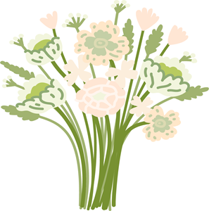 Boeketcadeau Wit boeket bloemen zijn verrassing