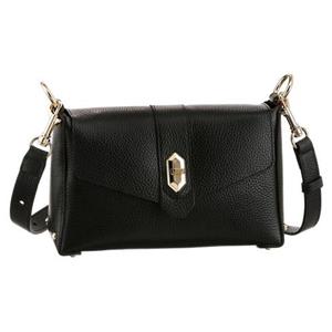 LANCASTER Paris Umhängetasche "Crossbody bag Foulonne Double", aus Leder mit goldfarbenen Details