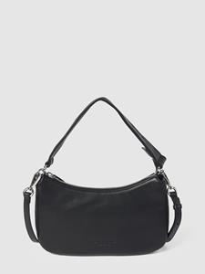 Marc O'Polo , Doppel-Pouch Aus Softem Lammleder in schwarz, Schultertaschen für Damen