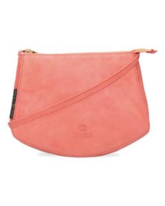 Crossbody su&egrave;de kersen roze