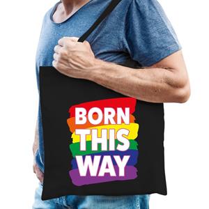 Bellatio Gaypride born this way Zwart