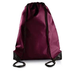 2x stuks sport gymtas/draagtas in kleur bordeaux Rood