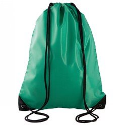 8x stuks sport gymtas/draagtas in kleur grasGroen