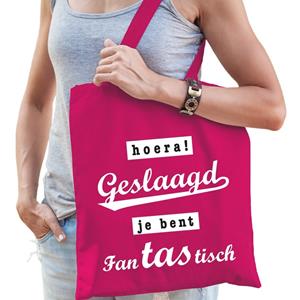 Bellatio Kadotas Hoera! geslaagd je bent fanTAStisch fuchsia Roze