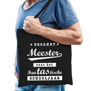 Bellatio Cadeautas Bedankt MEESTER voor het fanTAStische schooljaar Zwart