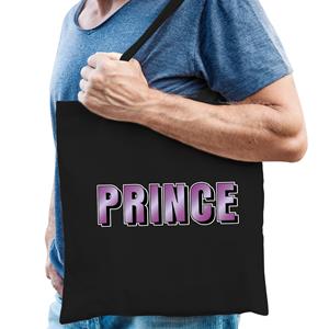 Bellatio Prince muziek fan cadeau tas Zwart