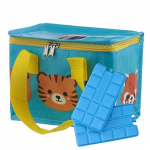 Puckator Kleine lunch koeltas met 2x koelelement - Adoramals print - 4,7 liter - Koeltas