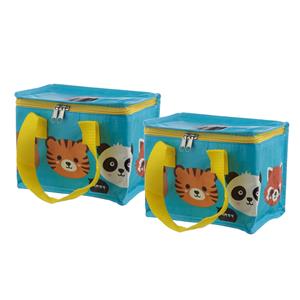 Puckator Kleine lunch/sixpack koeltas - 2 st - Adoramals print - 16 x 14 cm - 4,7 L - Koeltas