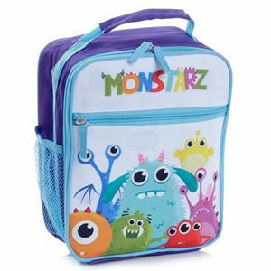 Puckator Draagbare lunch/sixpack koeltas - Monstarz print - 21 x 25 cm - 5.8 L - Koeltas