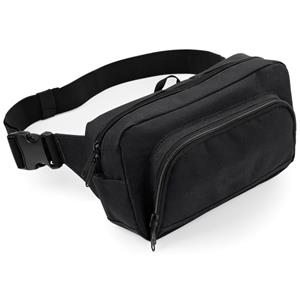 Bagbase Heuptasje/buideltasje/fanny pack - Zwart