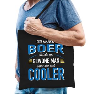 Bellatio Deze kanjer is Boer cadeau tasje Zwart