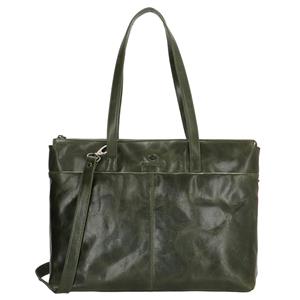 Micmacbags Porto Laptoptas donkergroen