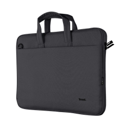 Bologna Gerecyclede Dunne Laptoptas 16 - Zwart
