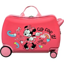 UNDERCOVER Kinderkoffer Ride-on Trolley, Minnie Mouse om te zitten en trekken