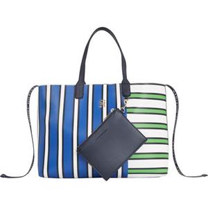 Tommy Hilfiger Shopper "ICONIC TOMMY TOTE STRIPE MIX", mit kleiner Münztasche