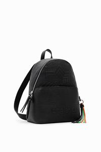 desigual Kleiner Rucksack Stern - BLACK