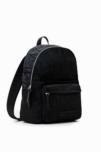 desigual Mittelgroßer Rucksack Zickzack - BLACK