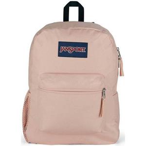 Jansport Laptoprugzak Cross Town, Misty Rose met zacht verdikt laptopvak (15 inch)