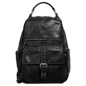 X-Zone Laptoprugzak echt leer, made in italy