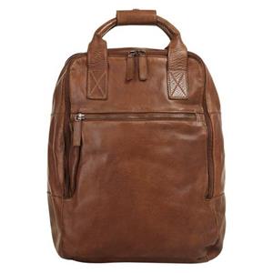 X-Zone Laptoprucksack, echt Leder