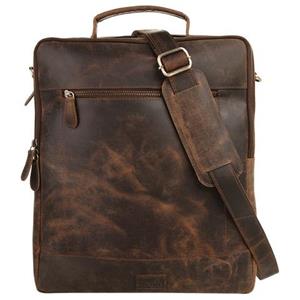 Bagan Laptoprucksack, echt Leder