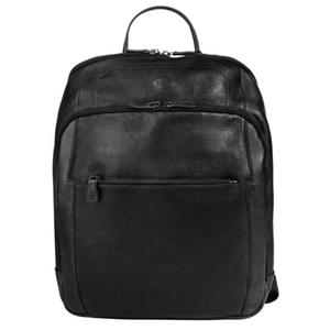 Piké Laptoprucksack, echt Leder, Made in Italy