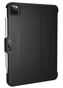 Urban Armor Gear (UAG) UAG Rugged Case for iPad Pro 12.9 (4th Gen, 2020) - Scout Black - achterzijde behuizing voor tablet