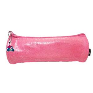 Paagman Blah blah etui rond, formaat 20 x 6 cm., kleur roze