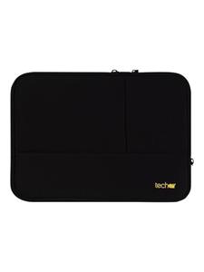 Techair Slipcase Neopren Schwarz 15,6" m.Zusatzfach für PC