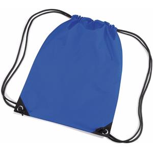 Bagbase 5x stuks kobalt blauwe gymtas/ gymtasjes met rijgkoord 45 x cm -