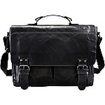PRIDE&SOUL Umhängetasche , Business Bag L, , Leder, schwarz