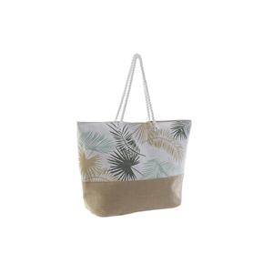 Strandtasche Dkd Home Decor Beige Braun Polyester Grün (60 X 16 X 42 Cm)