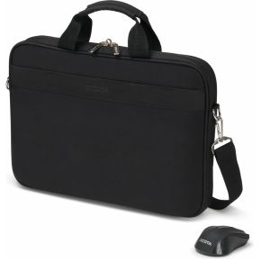 DICOTA 15,6'' Top Traveller Notebooktasche inkl. Wireless Mouse Kit, black