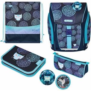 Herlitz Schooltas FiloLight Plus, Flower Owl (set, 6)